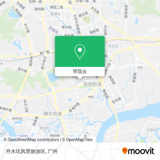 丹水坑风景旅游区地图