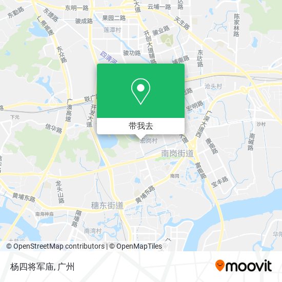 杨四将军庙地图