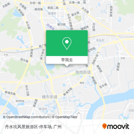 丹水坑风景旅游区-停车场地图