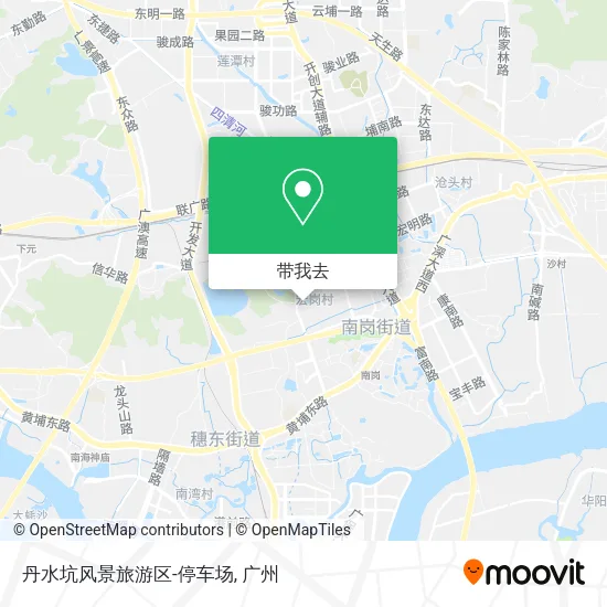 丹水坑风景旅游区-停车场地图