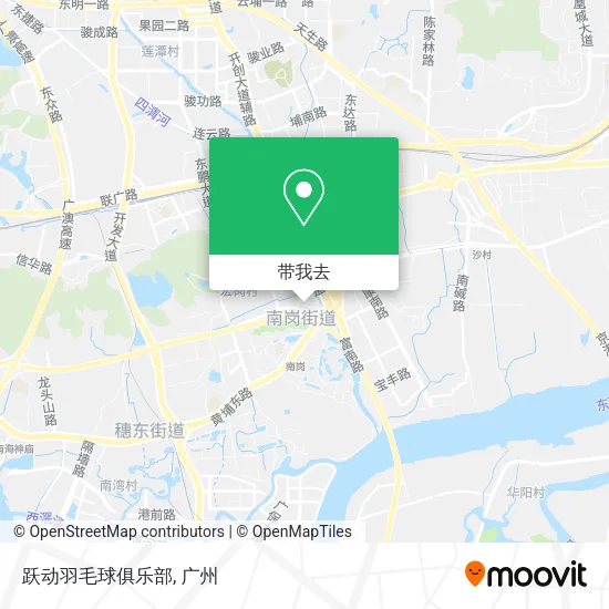 跃动羽毛球俱乐部地图