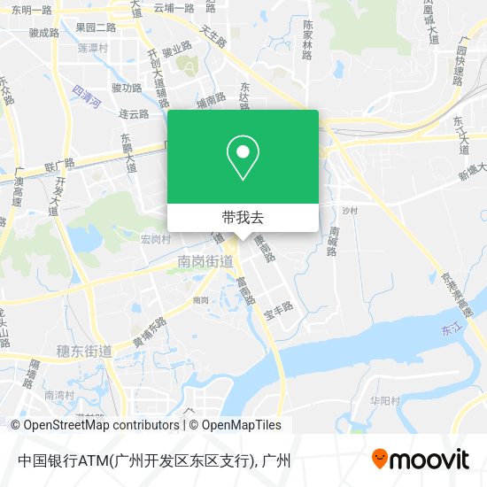 中国银行ATM(广州开发区东区支行)地图