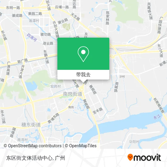 东区街文体活动中心地图