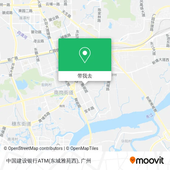 中国建设银行ATM(东城雅苑西)地图