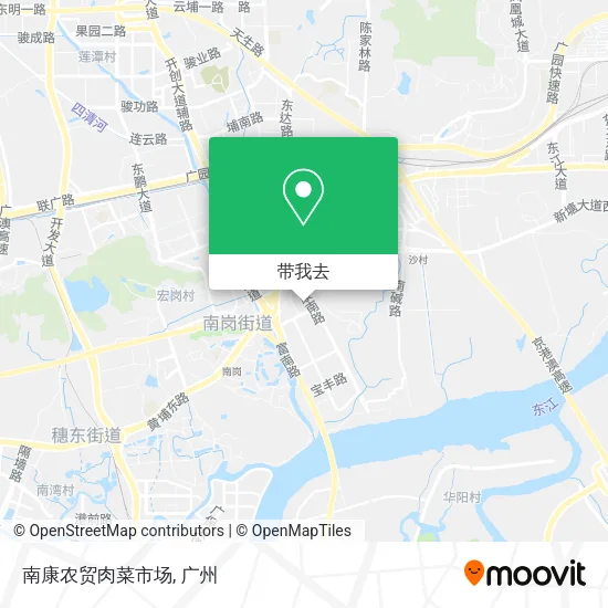 南康农贸肉菜市场地图