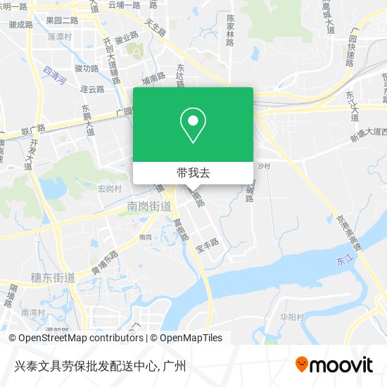 兴泰文具劳保批发配送中心地图