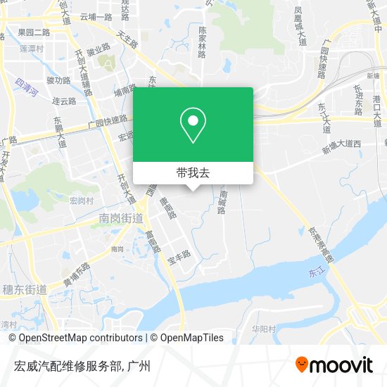 宏威汽配维修服务部地图