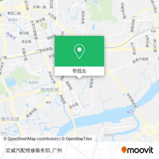 宏威汽配维修服务部地图