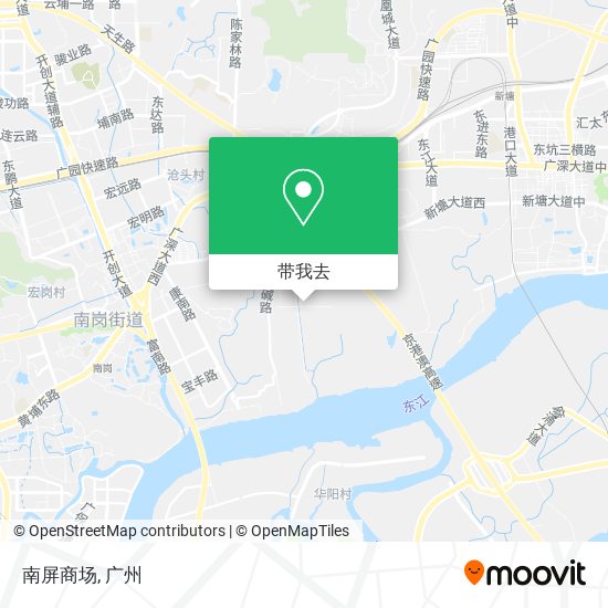 南屏商场地图
