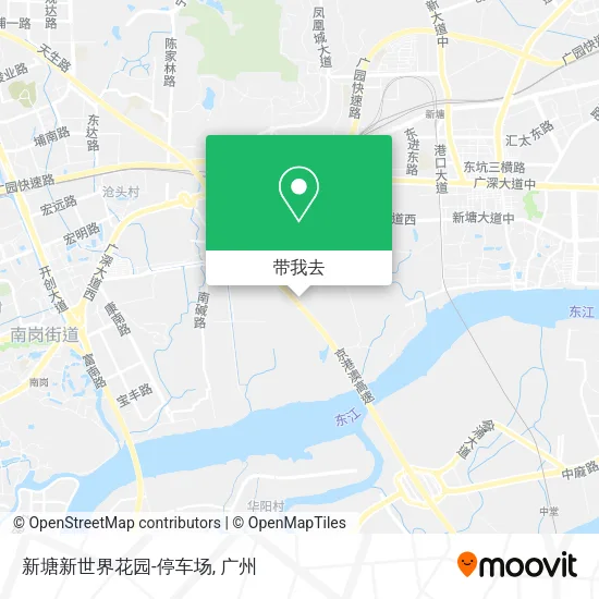 新塘新世界花园-停车场地图