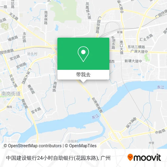中国建设银行24小时自助银行(花园东路)地图