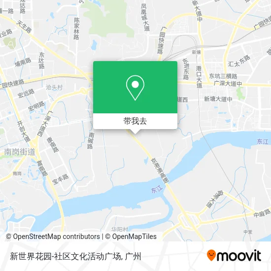 新世界花园-社区文化活动广场地图