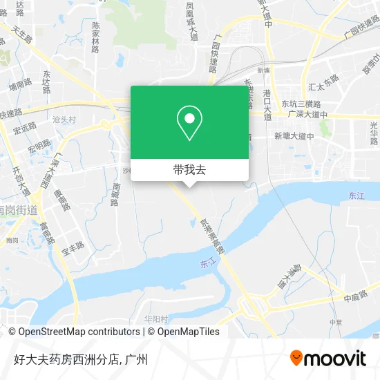 好大夫药房西洲分店地图