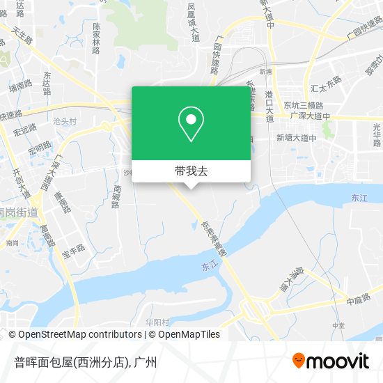 普晖面包屋(西洲分店)地图