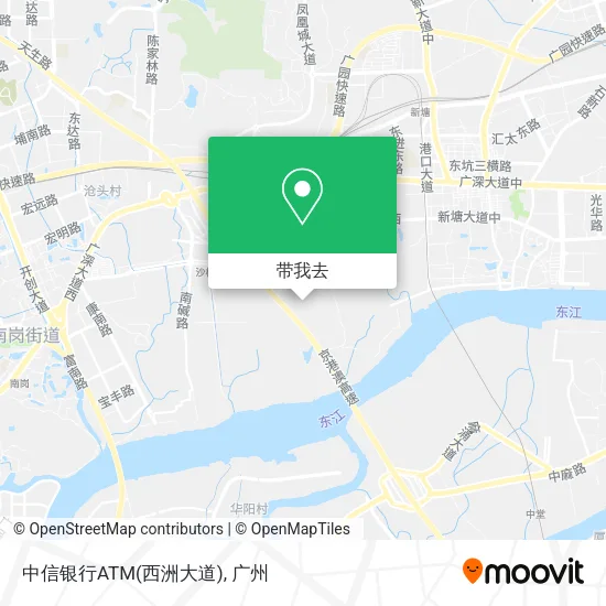 中信银行ATM(西洲大道)地图