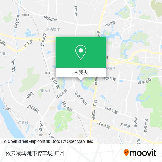 依云曦城-地下停车场地图