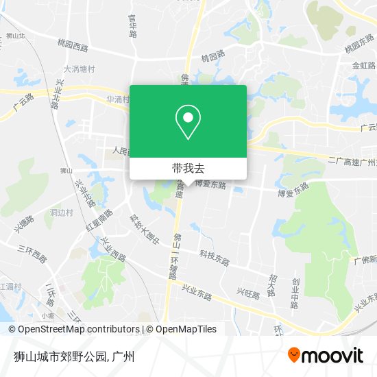狮山城市郊野公园地图