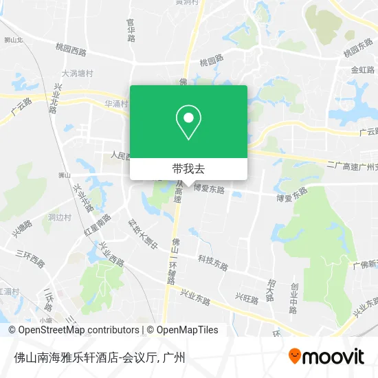 佛山南海雅乐轩酒店-会议厅地图