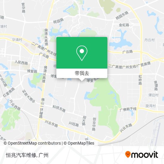 恒兆汽车维修地图
