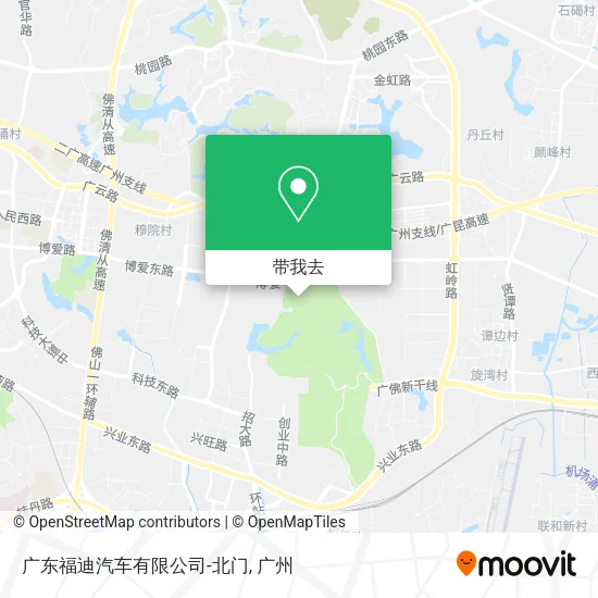广东福迪汽车有限公司-北门地图