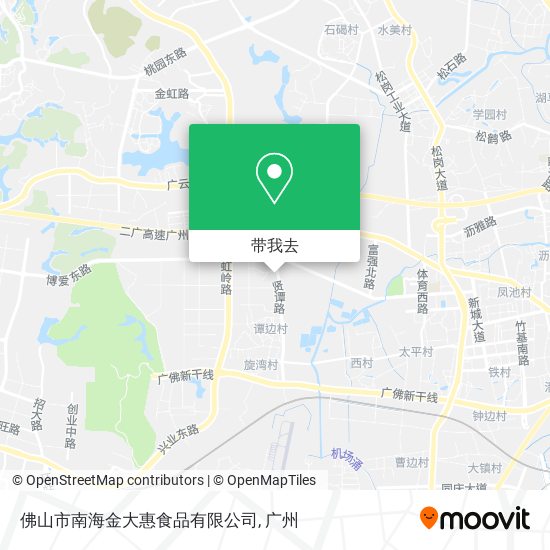 佛山市南海金大惠食品有限公司地图