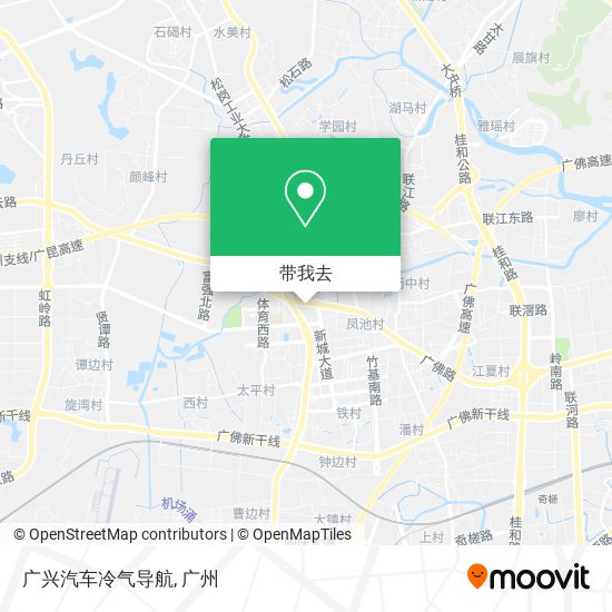 广兴汽车冷气导航地图