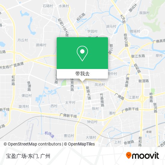 宝盈广场-东门地图