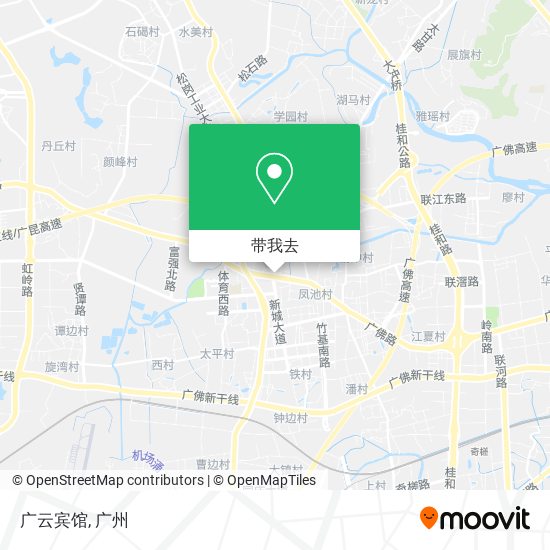广云宾馆地图