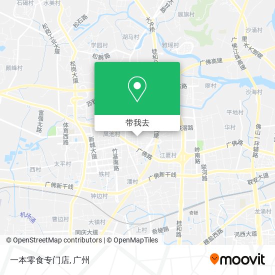 一本零食专门店地图