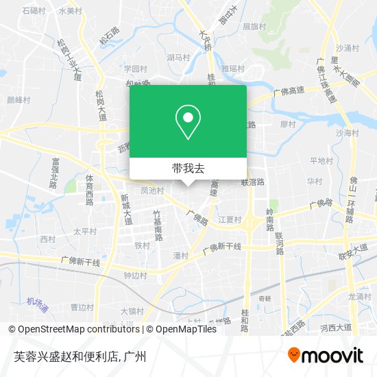 芙蓉兴盛赵和便利店地图