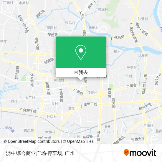 沥中综合商业广场-停车场地图