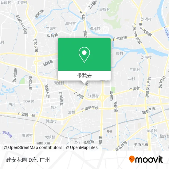 建安花园-D座地图