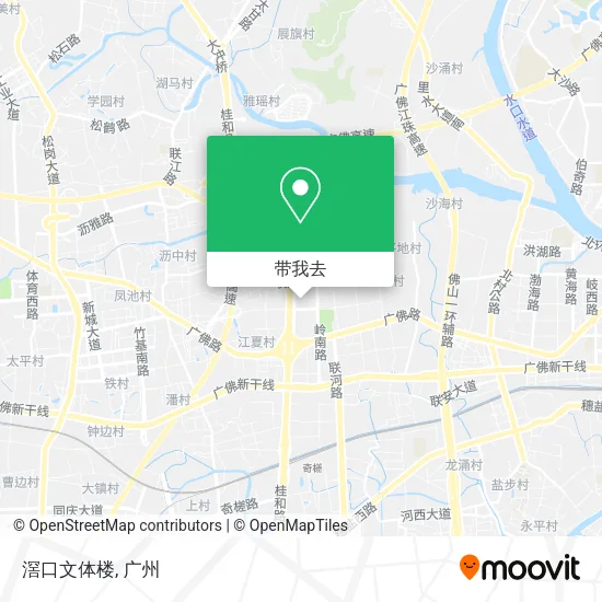 滘口文体楼地图