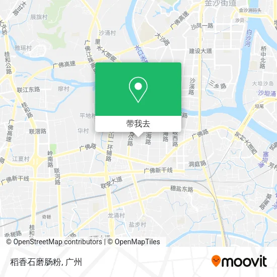 稻香石磨肠粉地图
