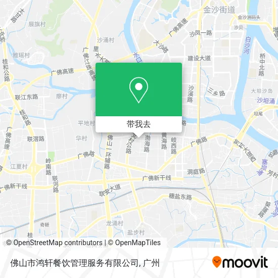 佛山市鸿轩餐饮管理服务有限公司地图