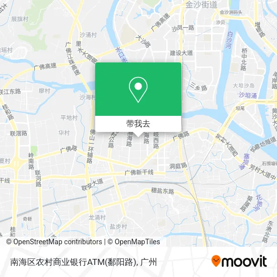 南海区农村商业银行ATM(鄱阳路)地图