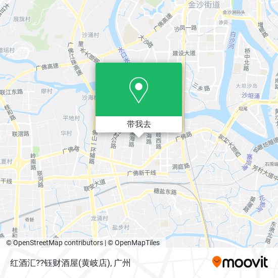 红酒汇??钰财酒屋(黄岐店)地图