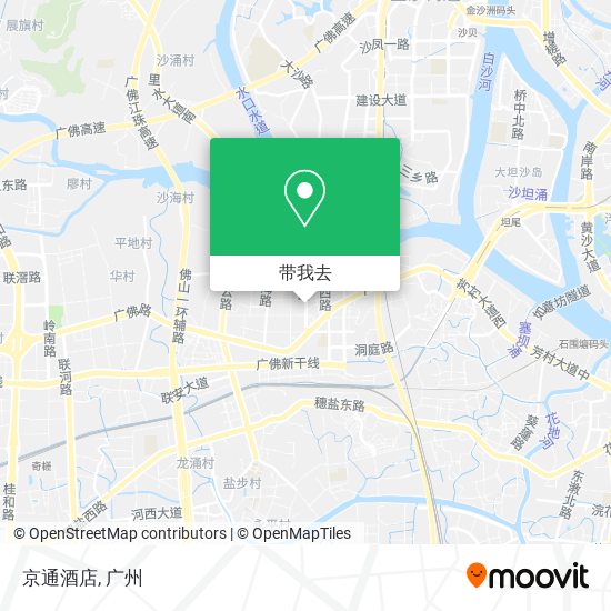 京通酒店地图