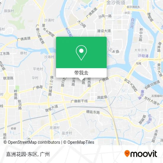 嘉洲花园-东区地图