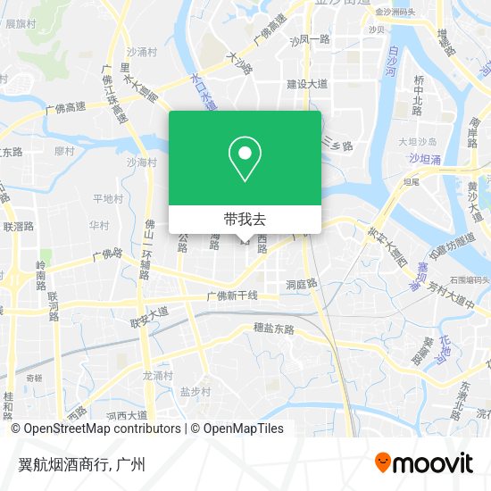 翼航烟酒商行地图