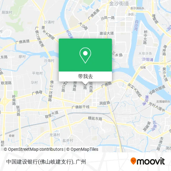 中国建设银行(佛山岐建支行)地图