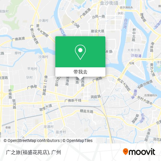 广之旅(福盛花苑店)地图