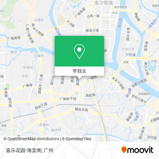嘉乐花园-海棠阁地图