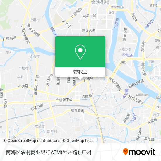 南海区农村商业银行ATM(牡丹路)地图