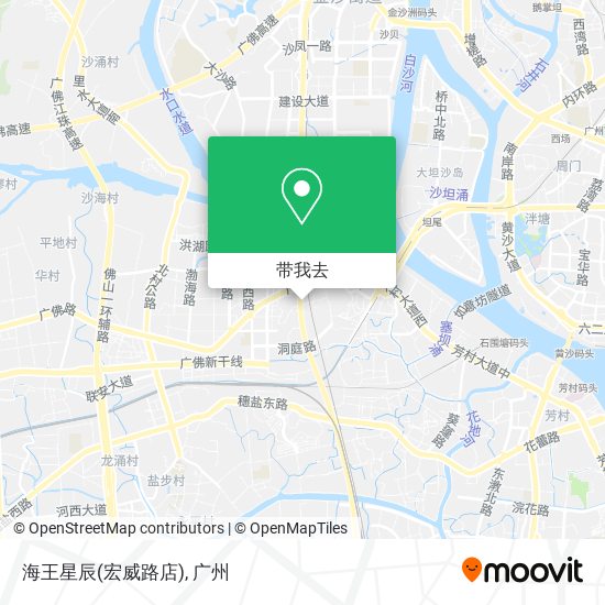 海王星辰(宏威路店)地图