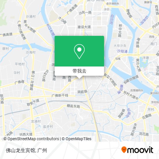佛山龙生宾馆地图