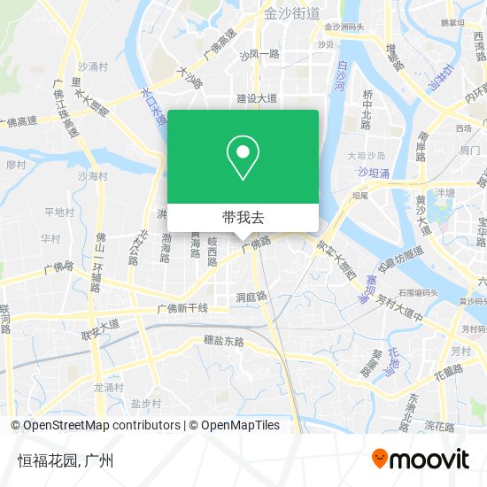 恒福花园地图