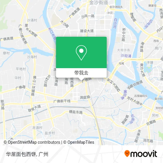 华屋面包西饼地图