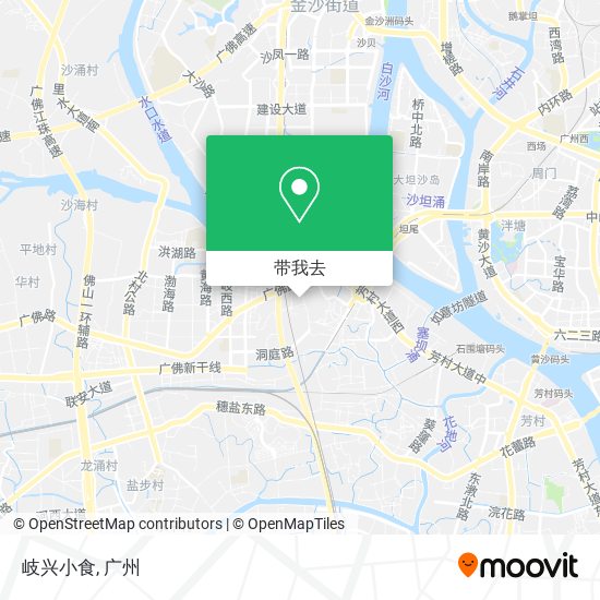 岐兴小食地图
