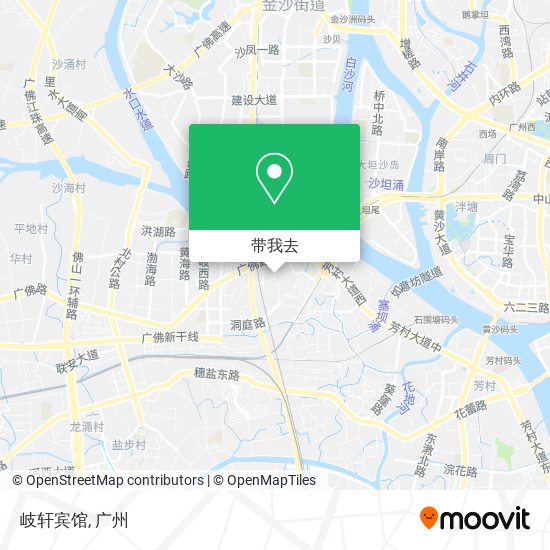 岐轩宾馆地图